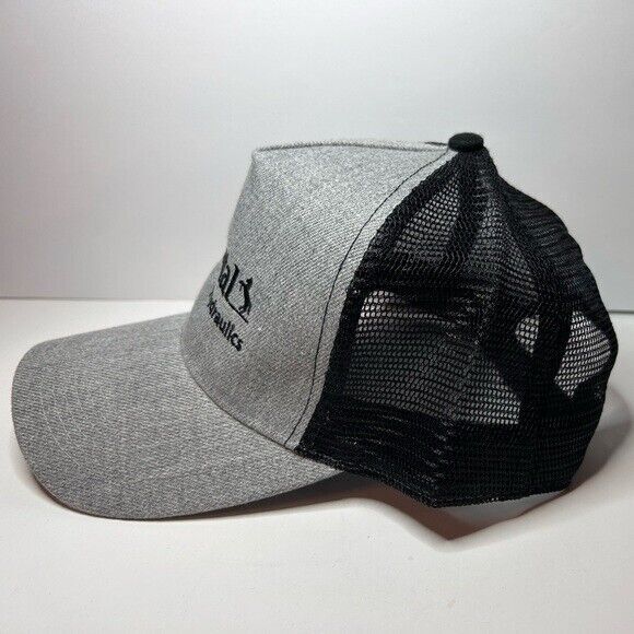 Continental Hydraulics Cap Gray Black Mesh Snapback Hat Unisex NWOT - Picture 2 of 7